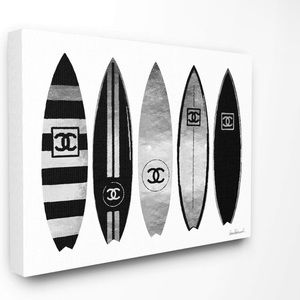 LUXURY WALL ART CC SURFBOARDS!!! NWT & in packaging!